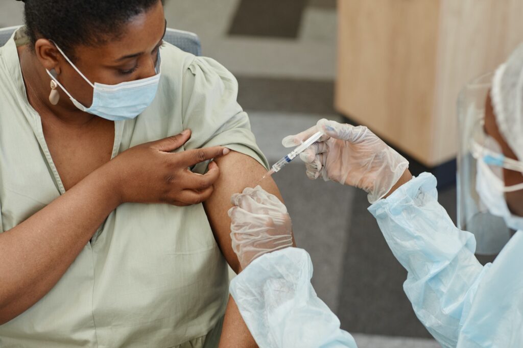 Injecting Vaccine against Coronavirus